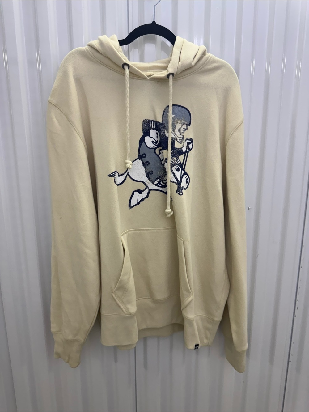 Cowboys Cream Graphic Hoodie Sweatshirt